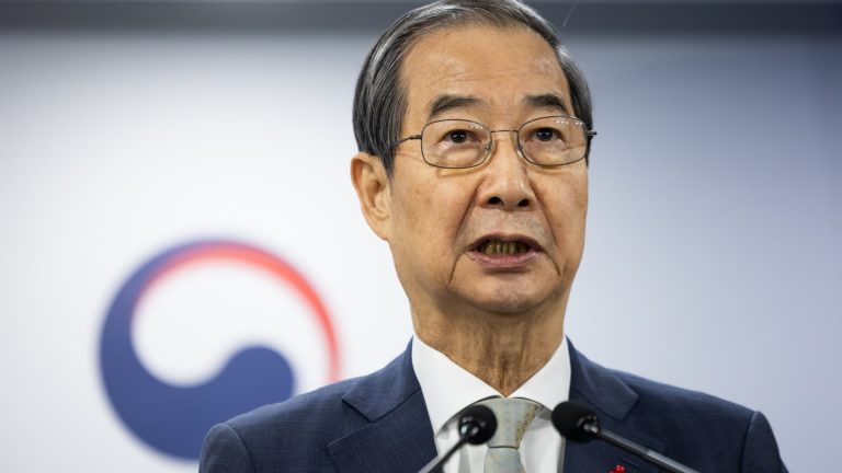 Corea del Sur está destituyendo al actual presidente Han Duck-soo
