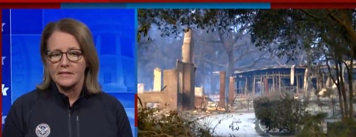 Los medios intentan convertir los incendios forestales de Los Ángeles en críticas a Biden