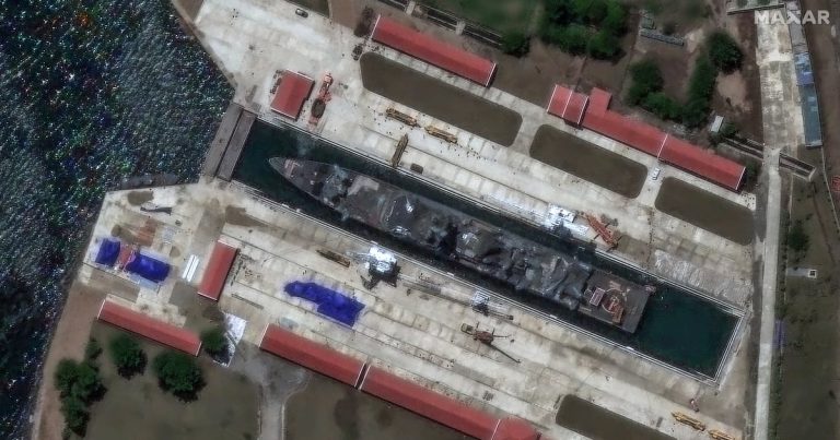 Damado buque de guerra de Corea del Norte ahora en muelle seco cerca de la frontera rusa – Radio -Free Asia