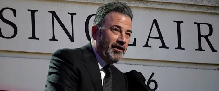 La libertad de expresión gana a Jimmy Kimmel como estaciones de Sinclair