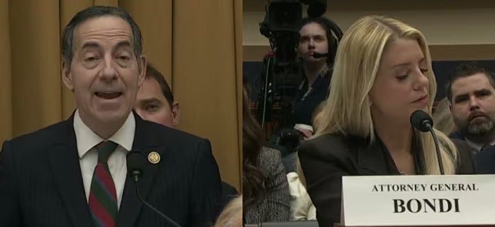 Jamie Raskin tiene la reacción perfecta ante el despido de Pam Bondi