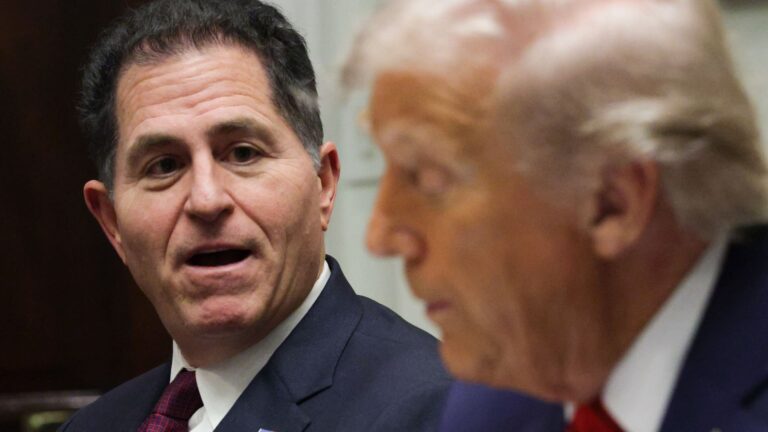 Michael Dell cortejó a Trump desde el principio. Su emprendimiento ha dado sus frutos