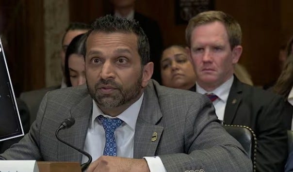 Los demócratas de la Cámara de Representantes están acabando con el fondo ilegal MAGA del FBI de Kash Patel